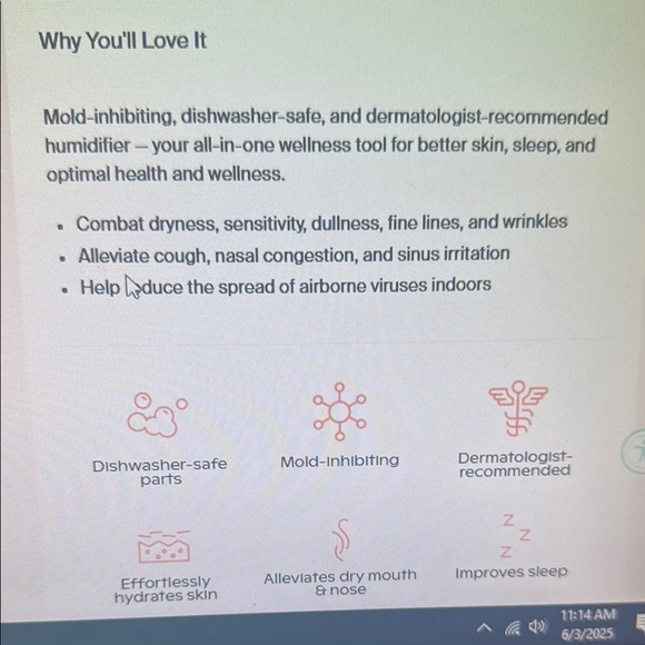 Canopy Bedside Humidifier - Picture 7 of 9